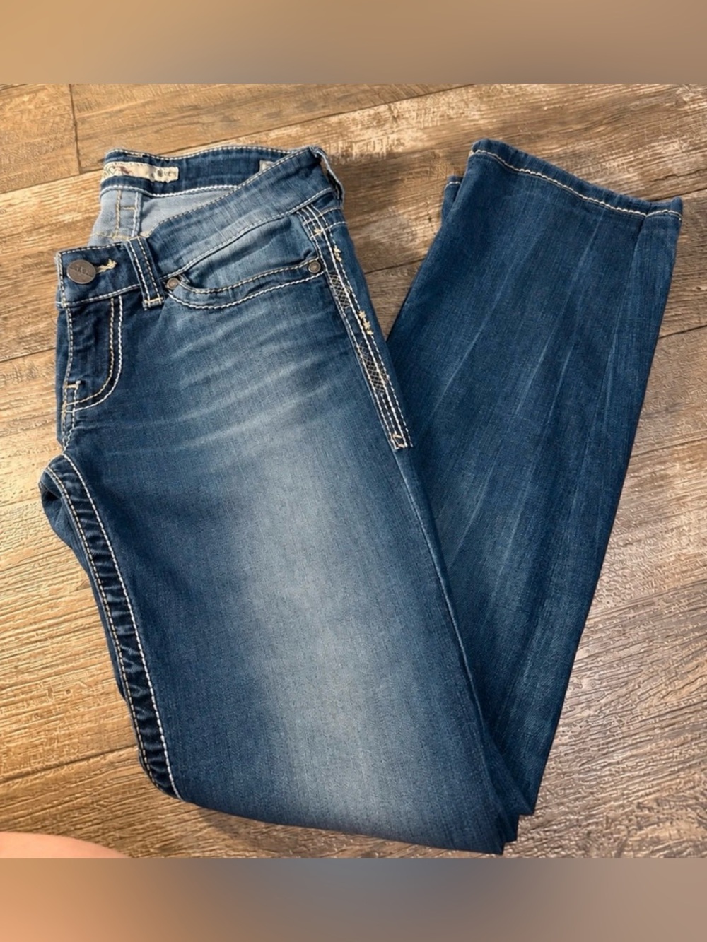 BKE Stella Women’s 25x31.5 Bootcut Stretch Medium Wash Western Y2K